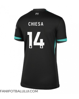 Liverpool Federico Chiesa #14 Tricou Fotbal Replică 2024-25 Femei Deplasare